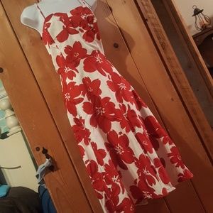 Cute Red and White Dress